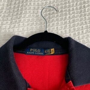 Ralph Lauren Red and Blue Polo Shirt